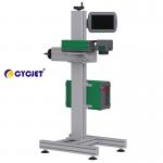 Fiber Fly Laser Marking Machine For Black HDPE Pipe for sale