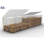 Galfan Coated Gabion Rock Wall Cages Rust Proof Corrosion Resistance for sale