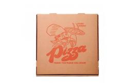 China Corrugated Paper Pizza Packing Box Reusable Custom Design 16in supplier