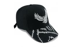 China ACE Cotton Five panel Baseball Cap With Self Strap Embroidery Logo supplier