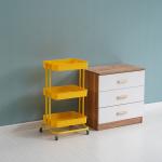 ISO Rolling Organizer Cart 3 Tier Storage Trolley On Wheels