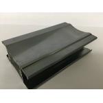 Electrolytic Extruded Aluminum Profiles For Window / Door Black Matte Flat Corrosion - Resistant for sale