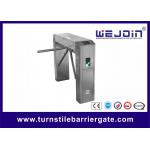 Pedestrian Gate Access Control Systems Tripod Turnstile Gate Full Auto Bridge Type for sale