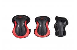 China Black Red 3 Pack Roller Skating Protective Gear 260g To 350g supplier