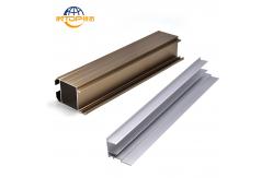China Silver Sandblasted Surface Treatment Window Aluminum Profiles 6063 Alloy supplier