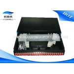 Industrial Fiber Termination Kits 24 ports 19 Inch Optical Fiber Patch Panel White for sale