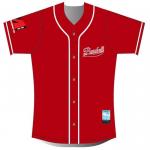 Full Button Front XS Baseball Teamwear Uniforms Custom For Men for sale