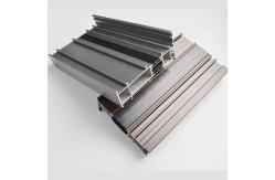 China Anodized Grey Aluminum Window Profiles Sliding Casement Window Aluminium Frame supplier