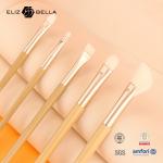11 Pieces Nice Wooden Handle Beauty Makeup Brush Tools ,Aluminium Ferrule Cosmetic Brushes,Synthetic Hair Brushes Kits for sale