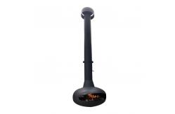 China 2.6ft Ceiling Suspended Fireplace 80m2 Wood Burning Fire Pits supplier