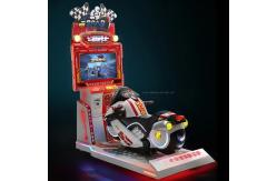 China 26'' LCD Screen Car Racing Game Machine Arcade Motorbike Simulator supplier