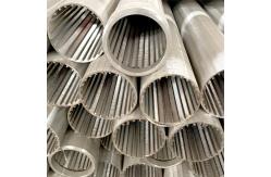 China Durable Stainless Steel Johnson Vee Wire Screen with Threaded End Connection supplier