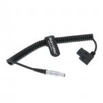 4 Pin FFA 0S 304 To D Tap Coiled Power Cable D-Tap Plug For Z Cam E2 Camera for sale