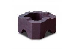 China Magnesia Cr-Zr Corundum Checker Brick 1700 Degree Chequer Brick supplier