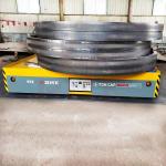 Steel Pipe Material Handling Trolley , 5 Tons Automatic Mold Transfer Car for sale