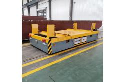 China Flat Table Powered Industrial Rail Cart supplier