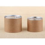 Good Moisture Composite Paper Cans Packaging Different Diameter Food Grade for sale