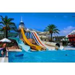 Kids Water Game Park Playground Swimming Pool Play Area With Water Slide Set Design for sale