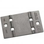 Ribbed Steel Rail Sole Plate And Base Plate Semi-finished Inspection for sale