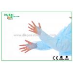 Disposable Medical CPE Isolation Gown With Thumb Cuff for sale