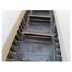 Carbon Steel Baffle Feeder Belt Conveyor Antiskid for sale