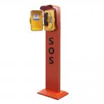 Pillar Support Weatherproof Emergency Telephone Aluminum Alloy FCC IP65 for sale