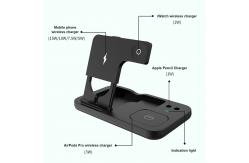 China Magnetic Qi 10W Custom Wireless Charger Stand Multi Function 3 In 1 supplier