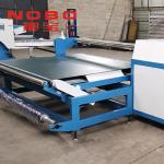 Single Spindle Semi Automatic Mattress Rolling Machine 2.25kw Mattress Cover Machine