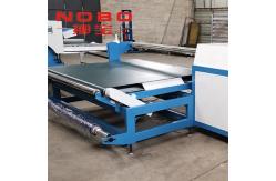 China Single Spindle Semi Automatic Mattress Rolling Machine 2.25kw Mattress Cover Machine supplier