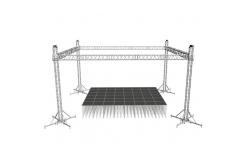 China Customized Portable Aluminum tower Truss System For Events Show supplier