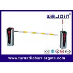SUS304 stainless steel barrier gate straight arm low noise for highway toll gate for sale