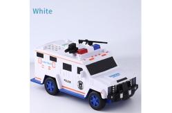 China Customized Robotic Police Car Coin Bank With  Finger Print Plastic Money Box supplier