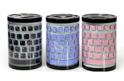 China Wired USB Foldable Silicone Rubber Keyboard Slim Roll Up Travel Portable supplier