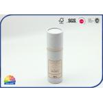 Slim Rigid Cardboard Paper Packaging Tube With Paper Lid Food Grade Cylinder for sale
