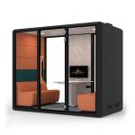 81.6 Inch Glass Soundproof Phone Booth Room 2300HMM Eco Friendly for sale