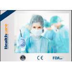PE Coated Disposable Sterile Surgical Gowns Waterproof Fluid Resistant CE FDA for sale