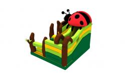 China Commercial Grade Inflatable Ladybug Bouncer Jumping Castle Inflatable Combo supplier