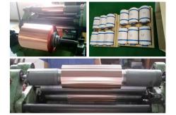 China Double Shiny Rolled Copper Sheet , 500 - 5000 Meter Length Copper Roll supplier