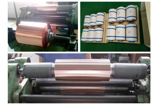 Double Shiny Rolled Copper Sheet , 500 - 5000 Meter Length Copper Roll