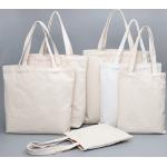 Multiple Sizes Supermarket Shopping Bags Nature Canvas Material Made for sale