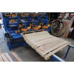Wooden Pallet Foot Pier Making Machine Foot Pier Production, Nailing And Cutting Integrated Machine for sale