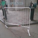 Customized 1.1*2.2m Temporary Fencing Easily Assembled Portable Metal Steel Barricade / Road Traffic for sale