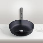 Customized Color Bathroom Wash Basins Tempered Glass Countertop Sinks for sale