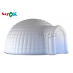 Tent Inflatable 5m White Inflatable Igloo Dome Tent  With Led Light For Wedding Event for sale