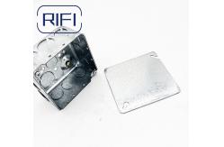 China Blank Cover Metal Electrical Conduit Boxes For Indoor Wiring supplier