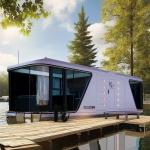 Smart House Luxury Space Capsule House Modern Luxury Living Mobile House Ready-made Space Capsule for sale