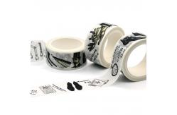 China Custom Design Any Patterns Washi Tape Printed Rose Gold Foil Washi Tape supplier