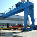 Double Beam Main Girder Hook Semi Gantry Crane 20/10T Trolley Gantry Crane single girder gantry crane for sale