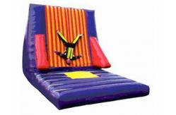 China PVC Tarpaulin Inflatable Amusement Park With Velcro Sticky Wall And Velcro Suits supplier