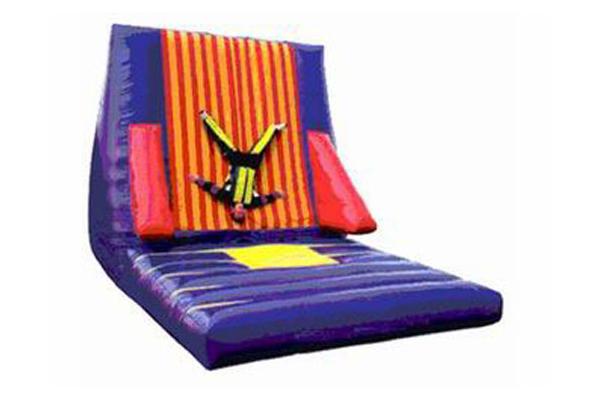 PVC Tarpaulin Inflatable Amusement Park With Velcro Sticky Wall And Velcro Suits